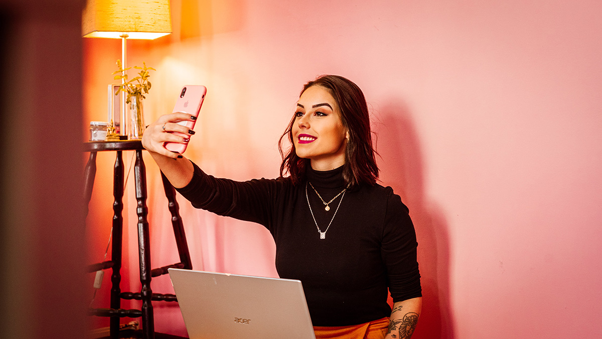 Making a selfie: Mateus Campos Felipe