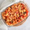 Pasta ovenschotel met kaascrumble