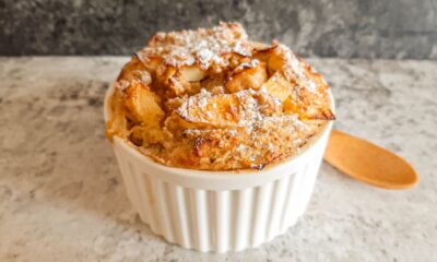 Havermouttaartje met appel uit de oven