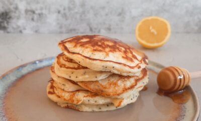 Citroen-maanzaad pannenkoekjes