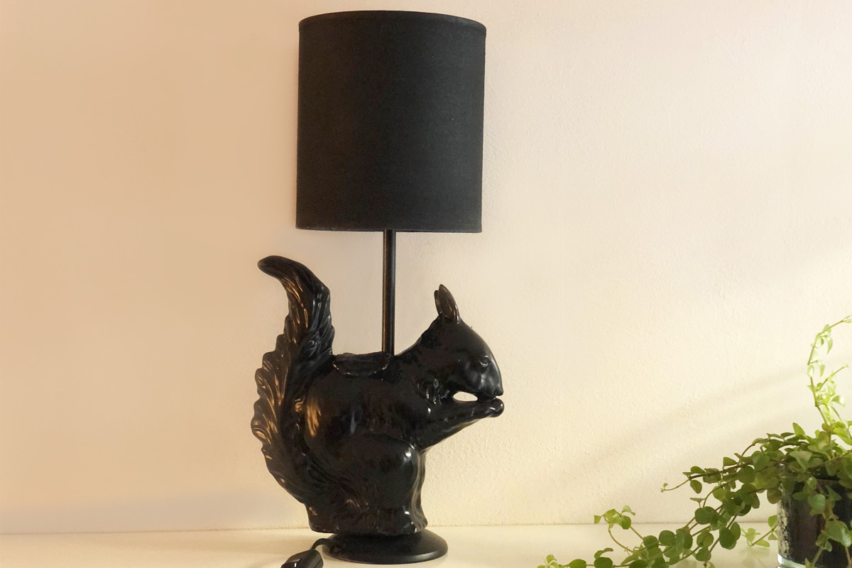 Zelfgemaakte design lamp