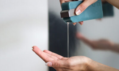 shampoo fles van zeep