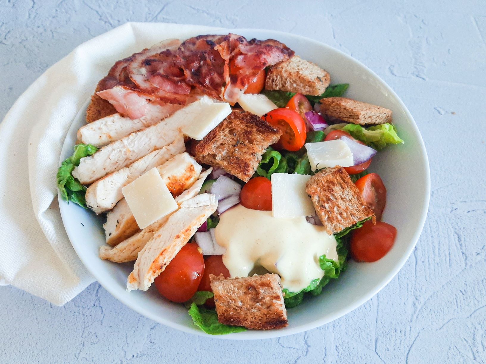 BLT salade met kip