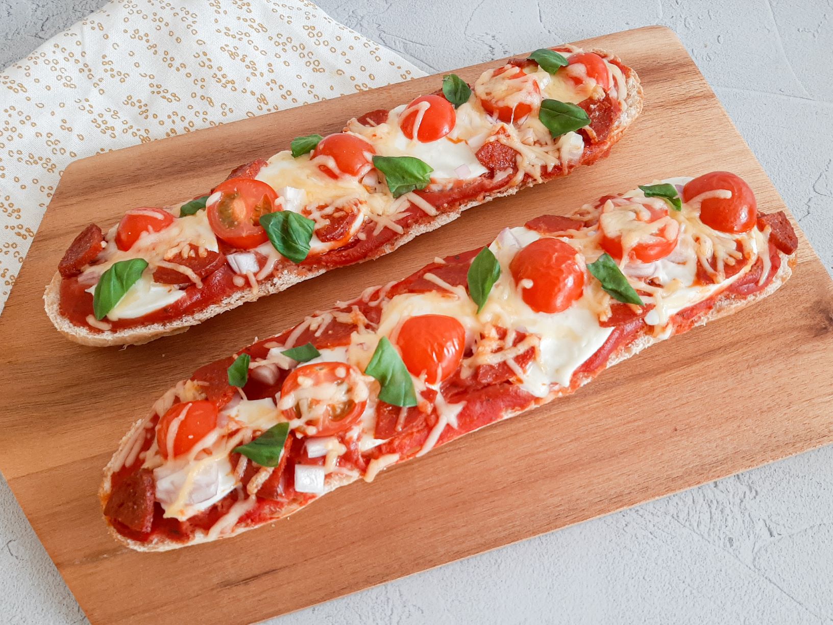 Stokbrood pizza