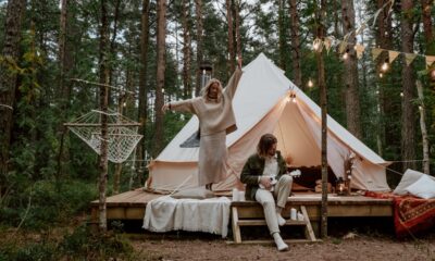 Kamperen op een camping? Nee een glamping!